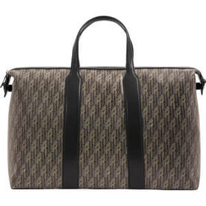 REISS FRANCO Monogram Print Coated Canvas Holdall